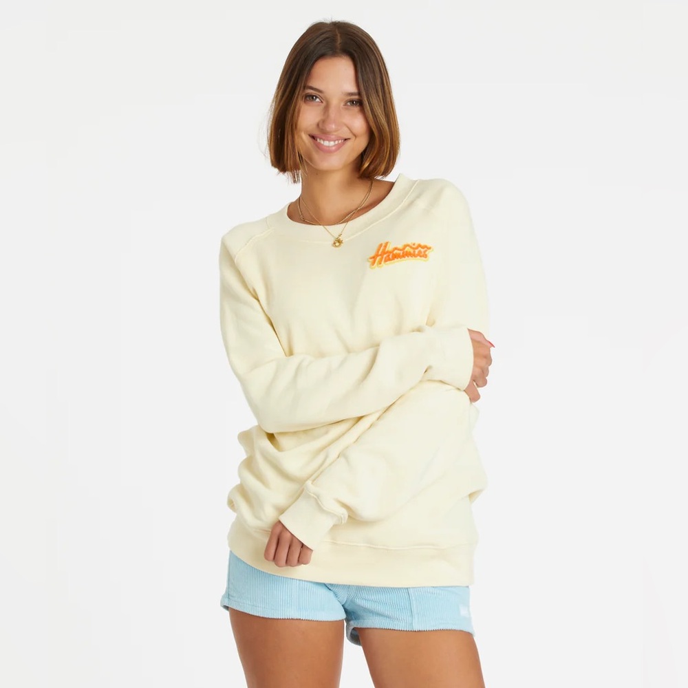 NWT Hammies Retro Varsity Logo Raglan Sweatshirt |Size Medium